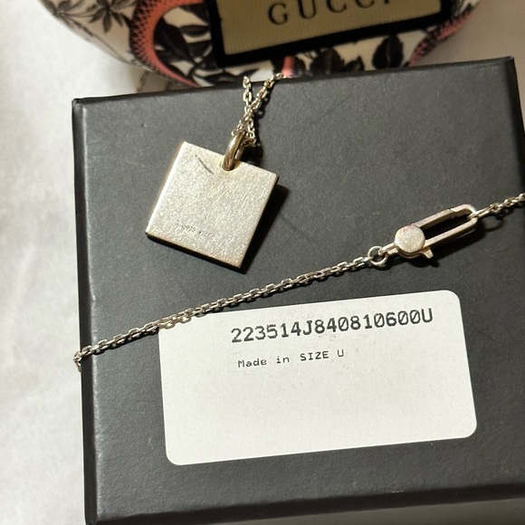Gucci silver necklace authentic - Picture 7 of 8